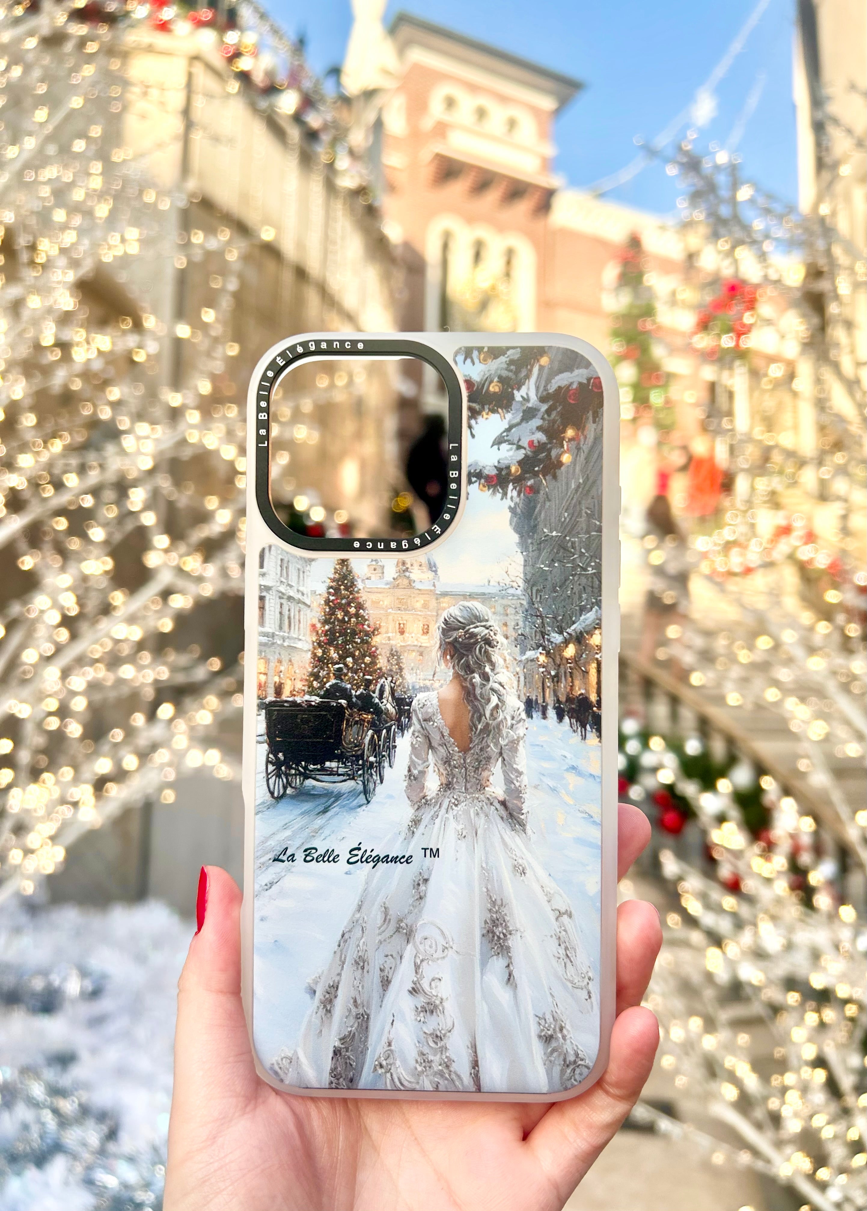 ✨ Chic iPhone case - Introducing our Winter Elegance in Vienna iPhone case ❄️