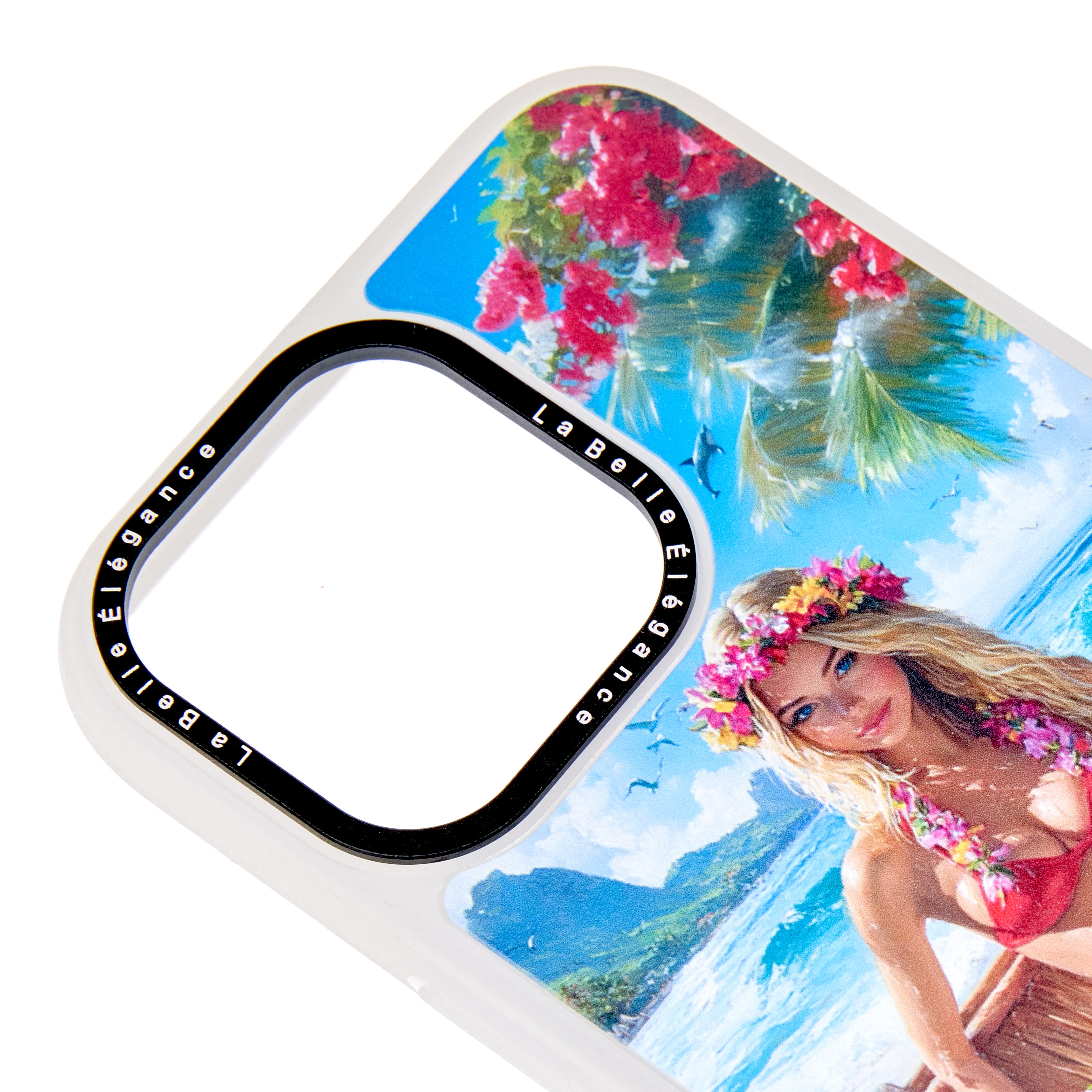 La Belle Élégance ™ Tropical Paradise Beauty iPhone Case