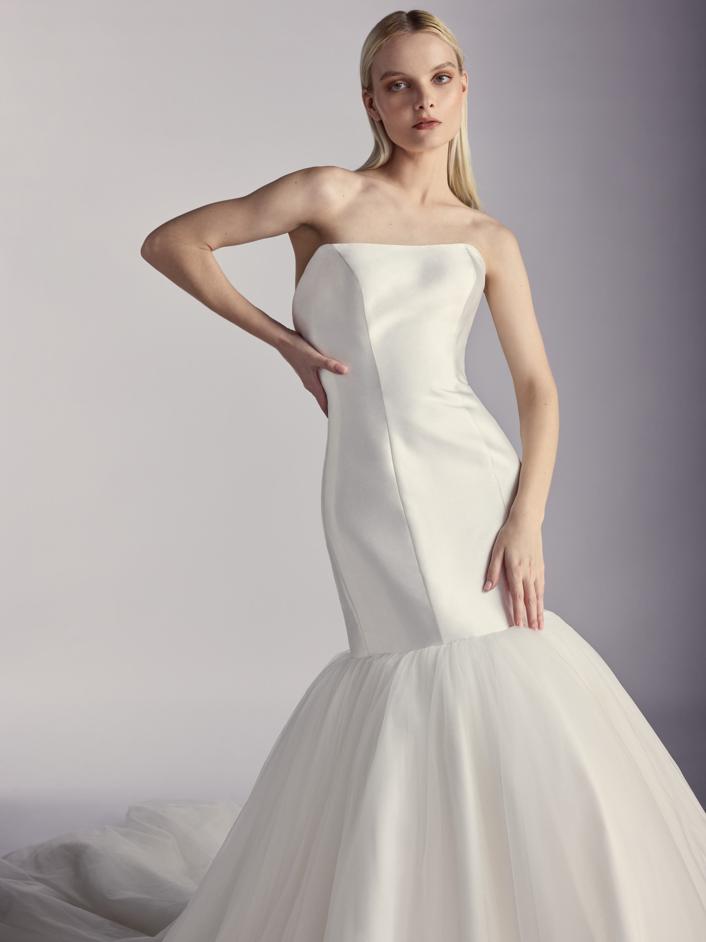 Aurelia — Architectural mikado mermaid ballgown