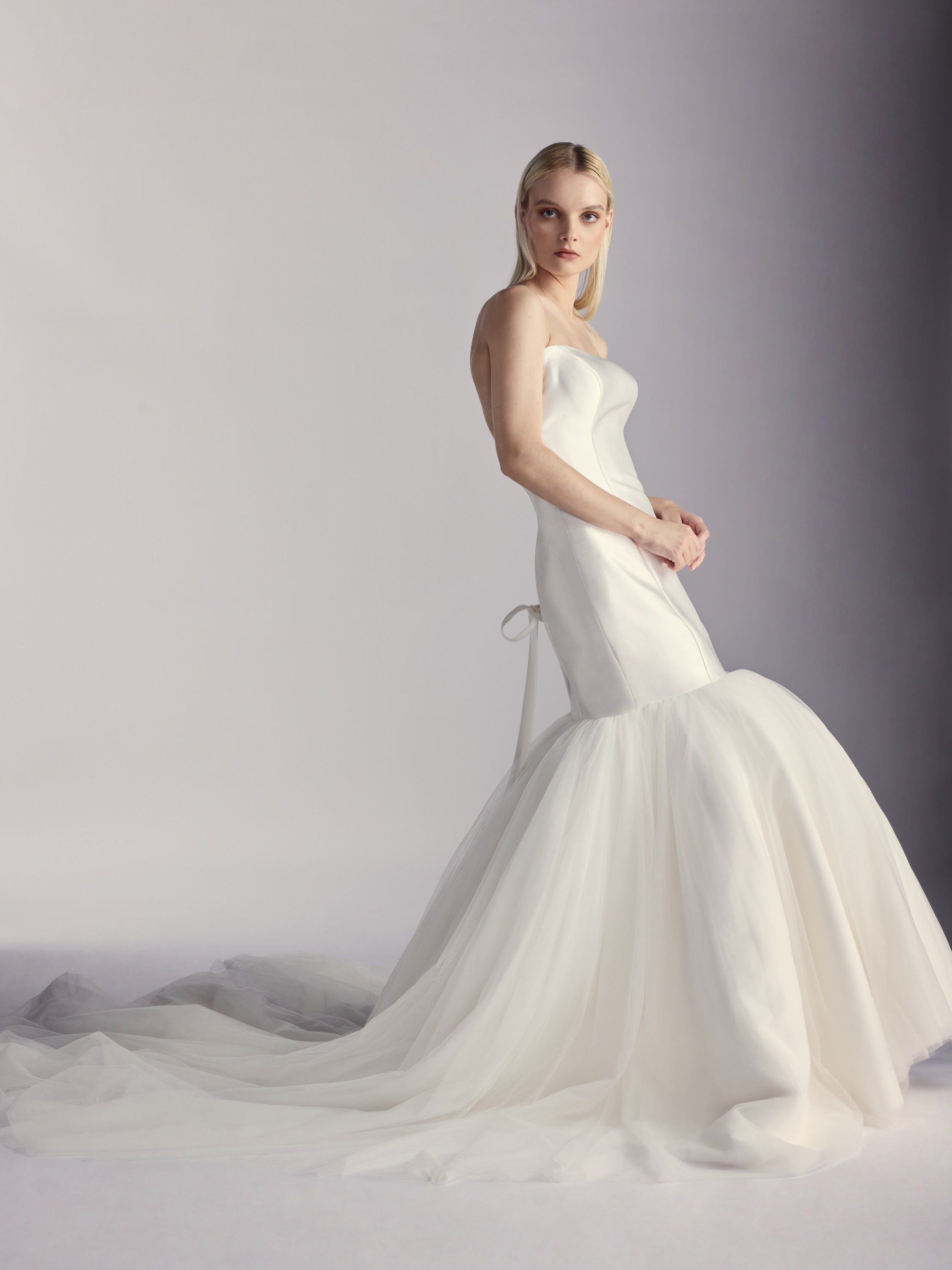 Aurelia — Architectural mikado mermaid ballgown